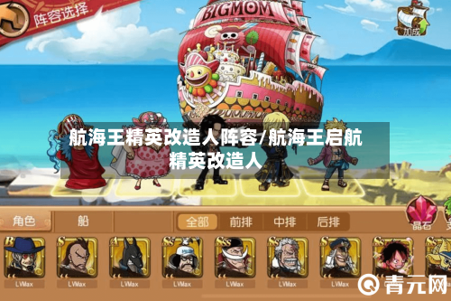 航海王精英改造人阵容/航海王启航精英改造人
