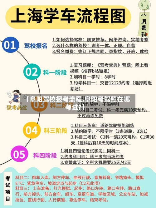 【阜阳驾校报考流程,阜阳考驾照在哪考试?】-第2张图片