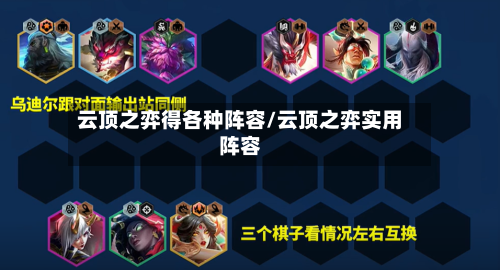 云顶之弈得各种阵容/云顶之弈实用阵容