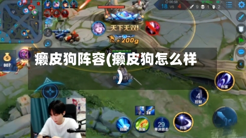 癞皮狗阵容(癞皮狗怎么样)