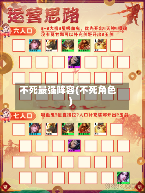 不死最强阵容(不死角色)