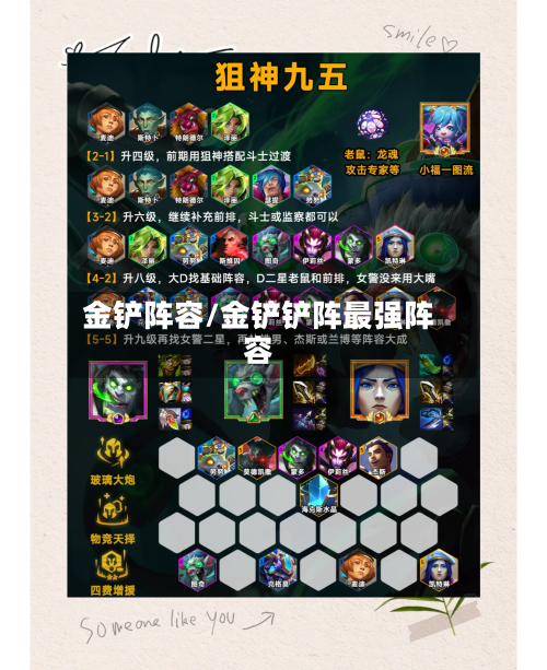 金铲阵容/金铲铲阵最强阵容