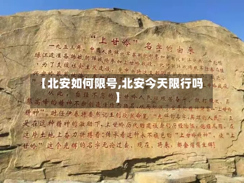 【北安如何限号,北安今天限行吗】-第3张图片