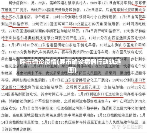 呼市确诊疫情(呼市确诊病例行动轨迹图)-第2张图片