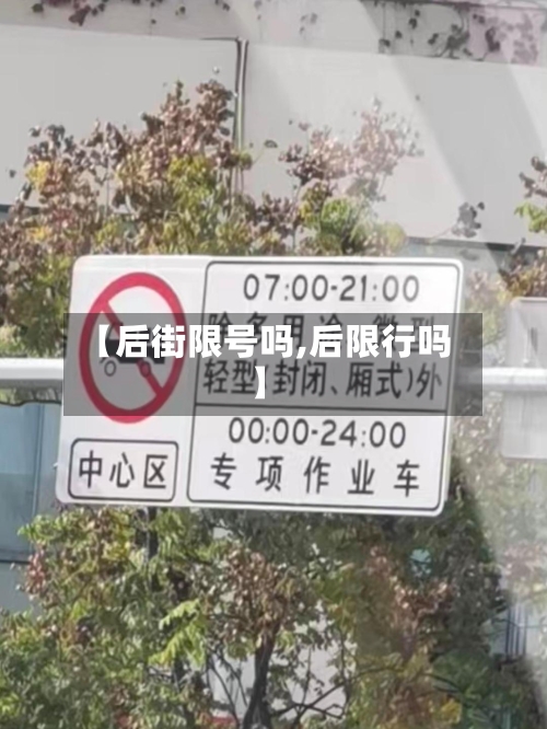 【后街限号吗,后限行吗】-第2张图片