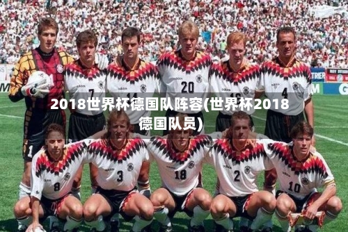 2018世界杯德国队阵容(世界杯2018德国队员)-第2张图片