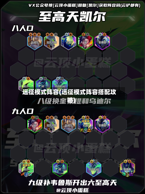 远征模式阵容(远征模式阵容搭配攻略)-第2张图片