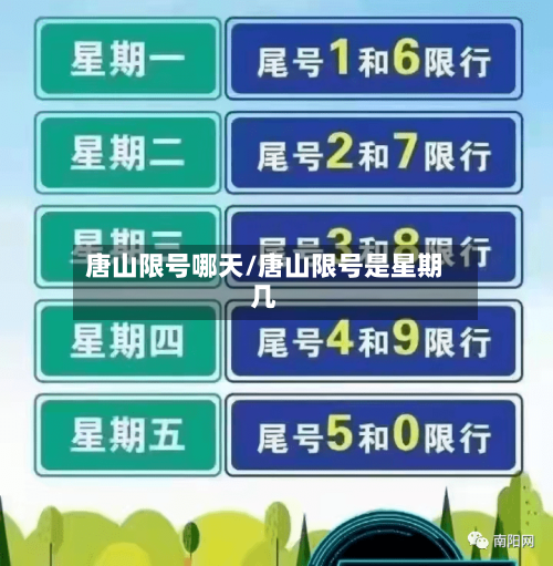 唐山限号哪天/唐山限号是星期几
