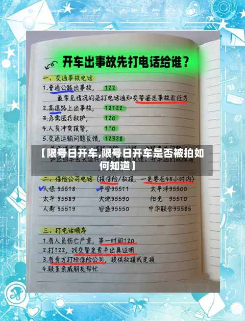 【限号日开车,限号日开车是否被拍如何知道】-第3张图片