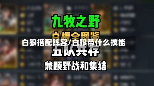 白狼搭配阵容/白狼带什么技能