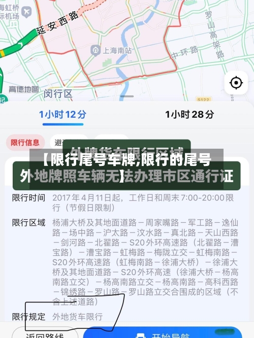 【限行尾号车牌,限行的尾号】