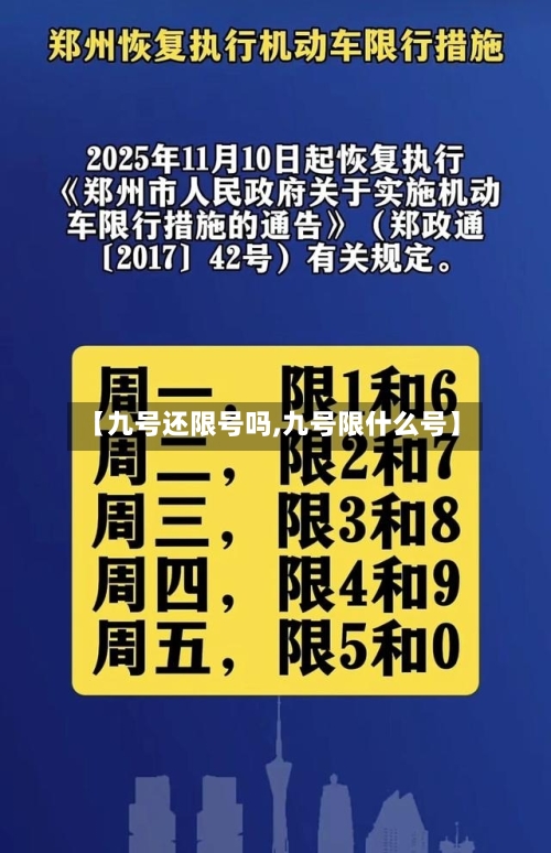 【九号还限号吗,九号限什么号】-第2张图片