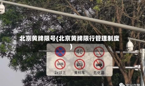 北京黄牌限号(北京黄牌限行管理制度)-第2张图片