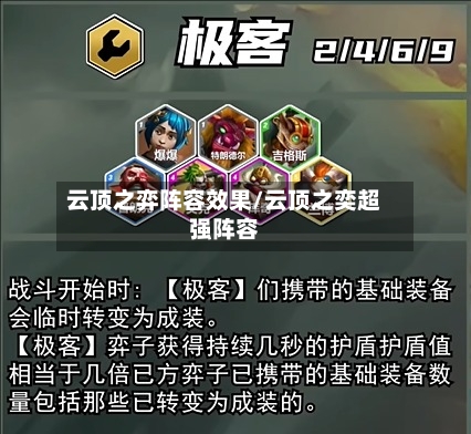 云顶之弈阵容效果/云顶之奕超强阵容-第2张图片