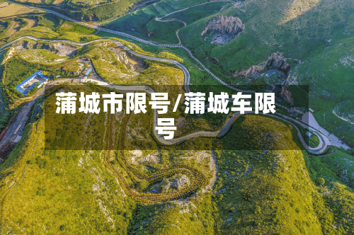 蒲城市限号/蒲城车限号-第2张图片