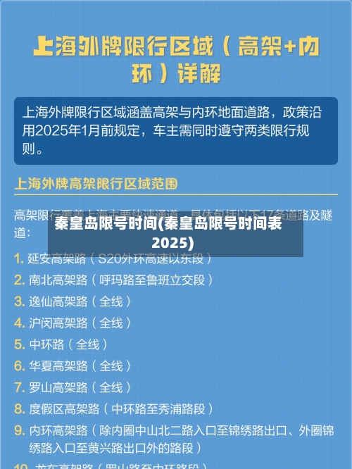 秦皇岛限号时间(秦皇岛限号时间表2025)-第2张图片