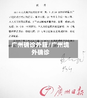 广州确诊外籍/广州境外确诊-第3张图片