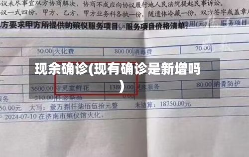 现余确诊(现有确诊是新增吗)-第2张图片