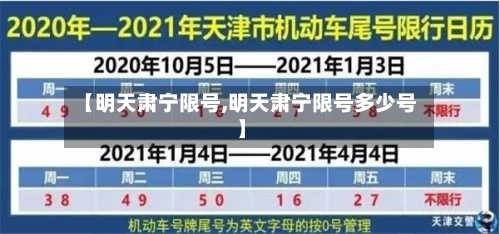 【明天肃宁限号,明天肃宁限号多少号】-第2张图片