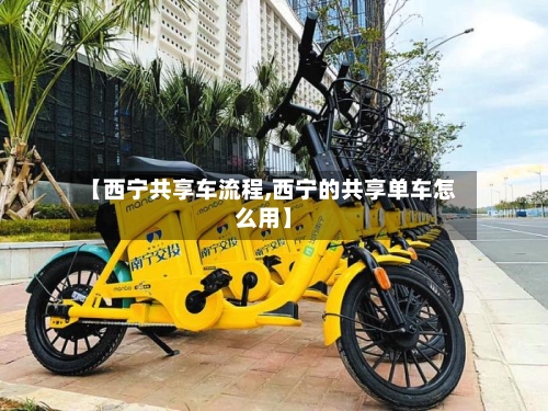 【西宁共享车流程,西宁的共享单车怎么用】-第3张图片