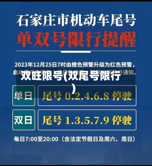 双旺限号(双尾号限行)-第2张图片