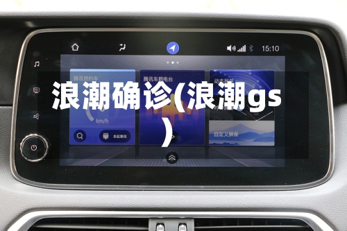 浪潮确诊(浪潮gs)-第3张图片