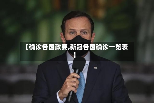 【确诊各国政要,新冠各国确诊一览表】-第3张图片