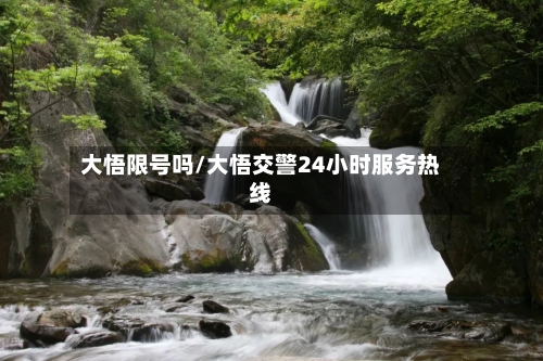 大悟限号吗/大悟交警24小时服务热线-第3张图片
