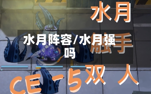水月阵容/水月强吗-第2张图片
