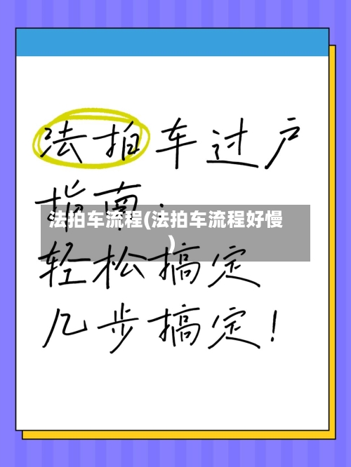 法拍车流程(法拍车流程好慢)-第3张图片