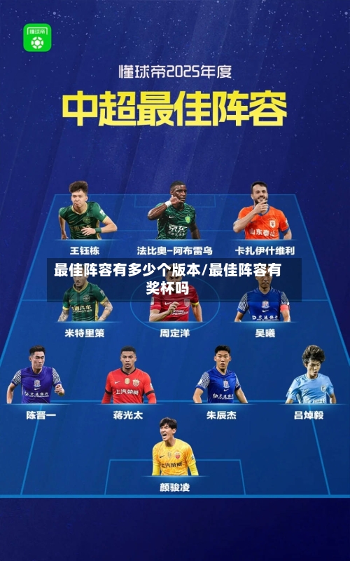 最佳阵容有多少个版本/最佳阵容有奖杯吗-第2张图片