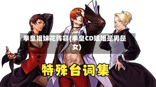 拳皇姐妹花阵容(拳皇CD姐姐是男是女)