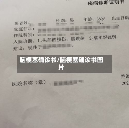 脑梗塞确诊书/脑梗塞确诊书图片-第2张图片