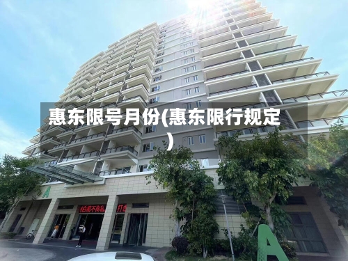 惠东限号月份(惠东限行规定)