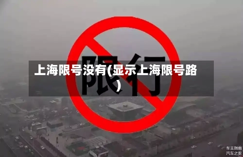 上海限号没有(显示上海限号路)