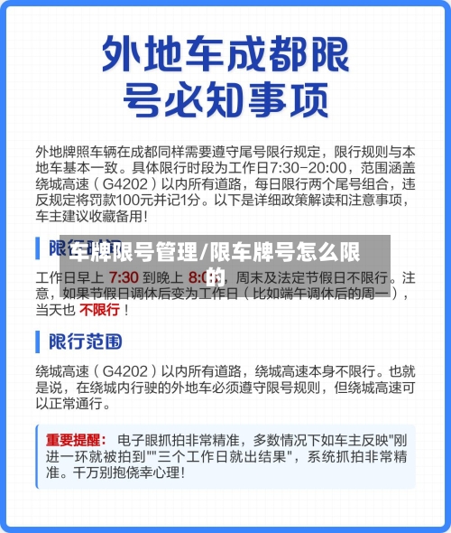 车牌限号管理/限车牌号怎么限的