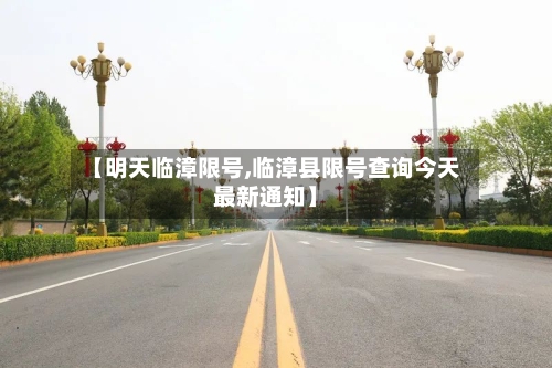 【明天临漳限号,临漳县限号查询今天最新通知】-第3张图片