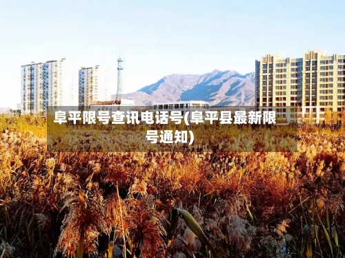 阜平限号查讯电话号(阜平县最新限号通知)