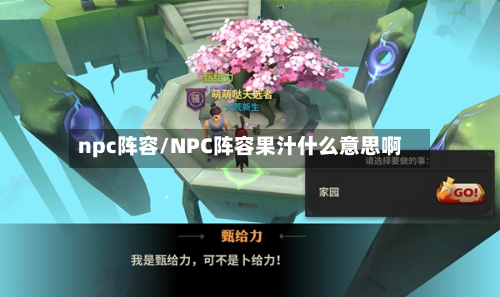 npc阵容/NPC阵容果汁什么意思啊-第3张图片
