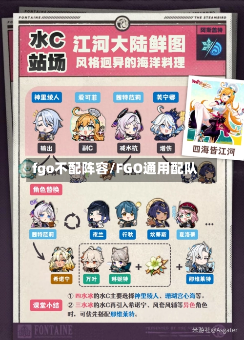 fgo不配阵容/FGO通用配队