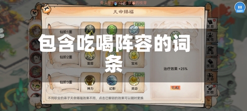 包含吃喝阵容的词条-第2张图片